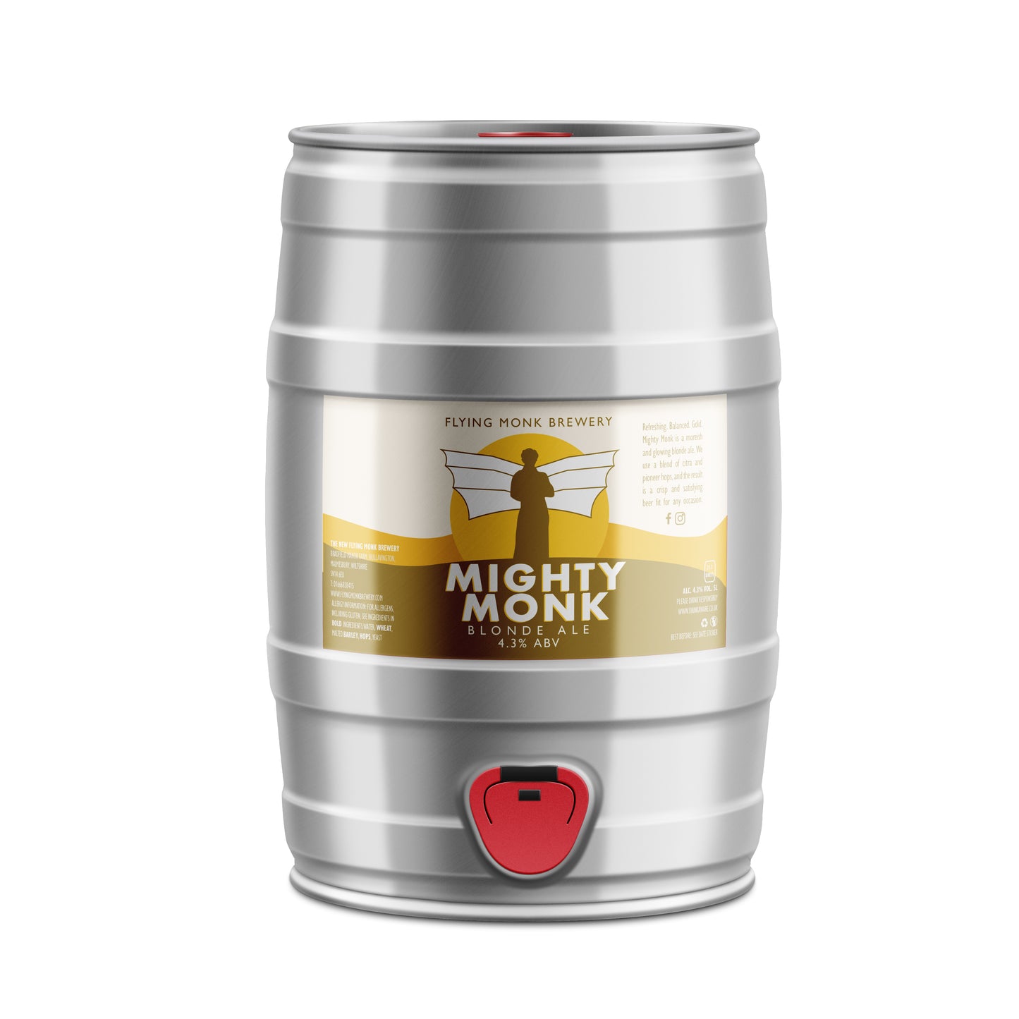 Mighty Monk - Blonde Ale 5L Mini Keg